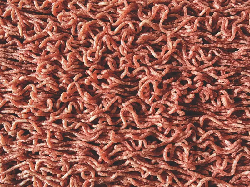 Carne picada mixta de vacuno y cerdo cruda