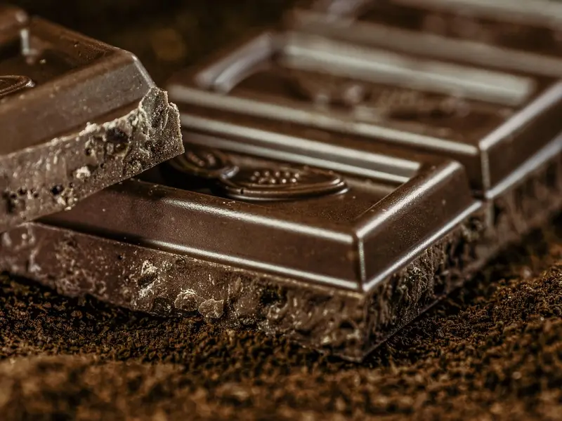 Tableta de chocolate negro