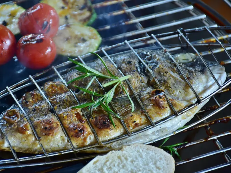 Doradas a la plancha con tomates