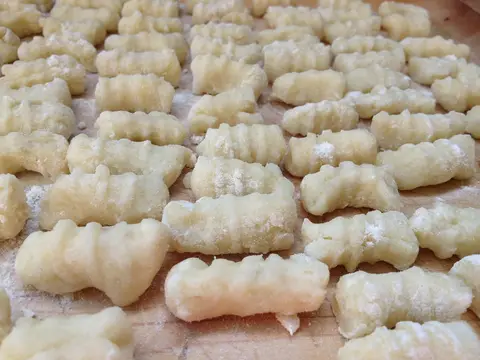 Ñoquis frescos de patata sin cocer