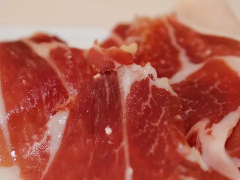 Lonchas de jamón ibérico