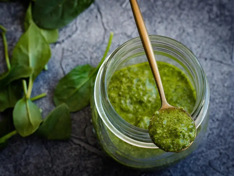 Tarro de pesto