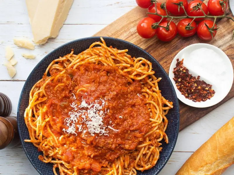 Espaguetis con salsa boloñesa